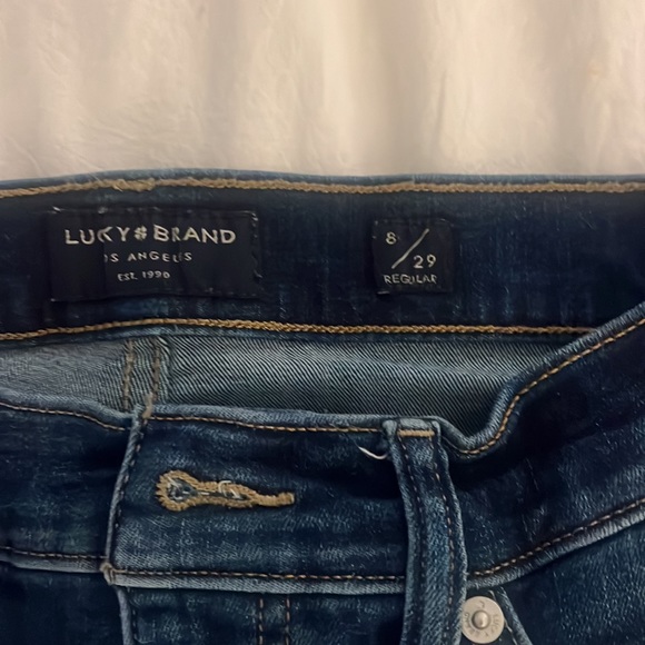 Lucky Brand dark wash skinny jeans - Picture 2 of 3